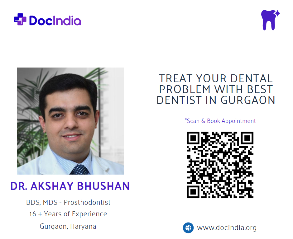 DocIndia Presents - Dr. Akshay Bhushan, Prosthodontist